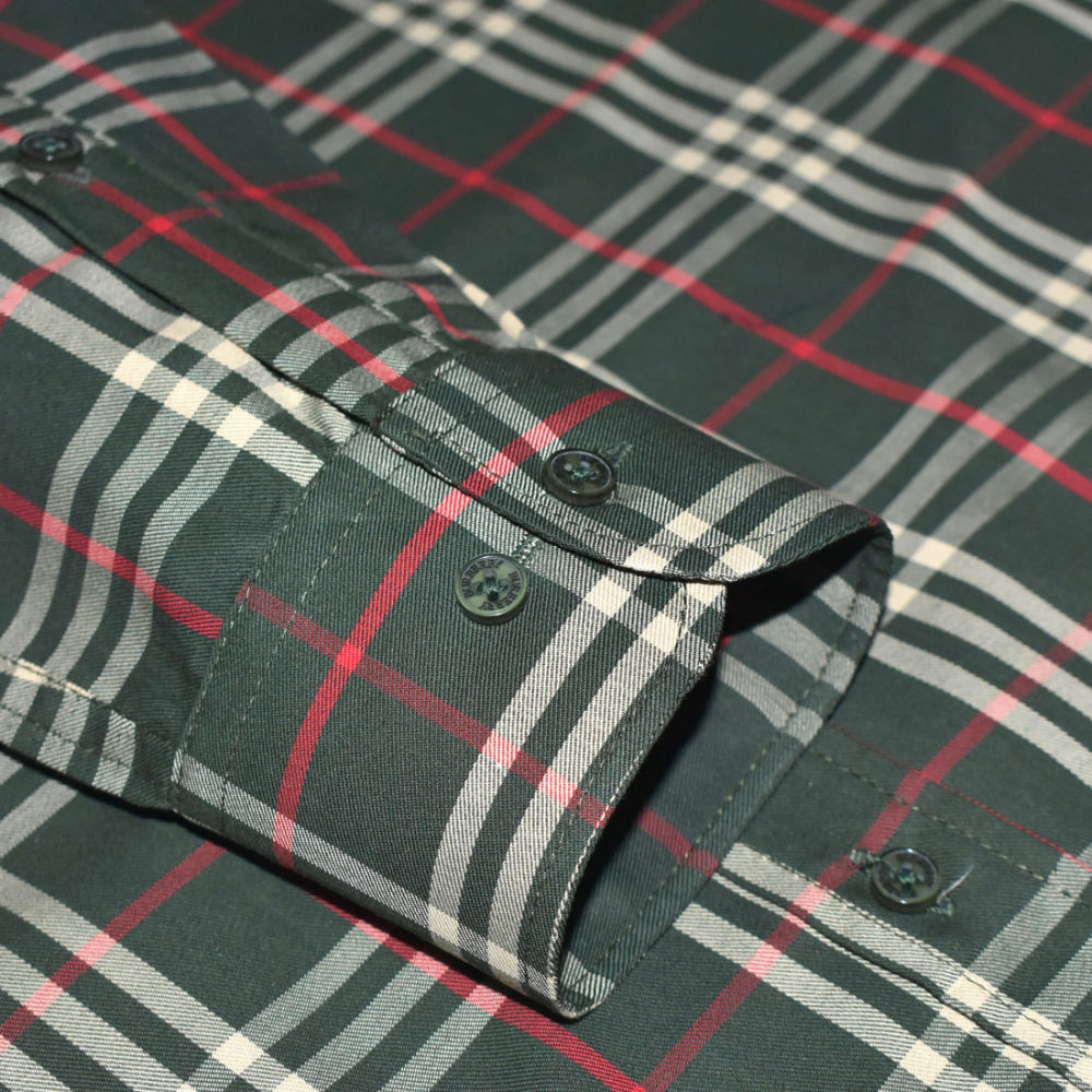 Burberry Green Premium Quality Shirt-thumb-5