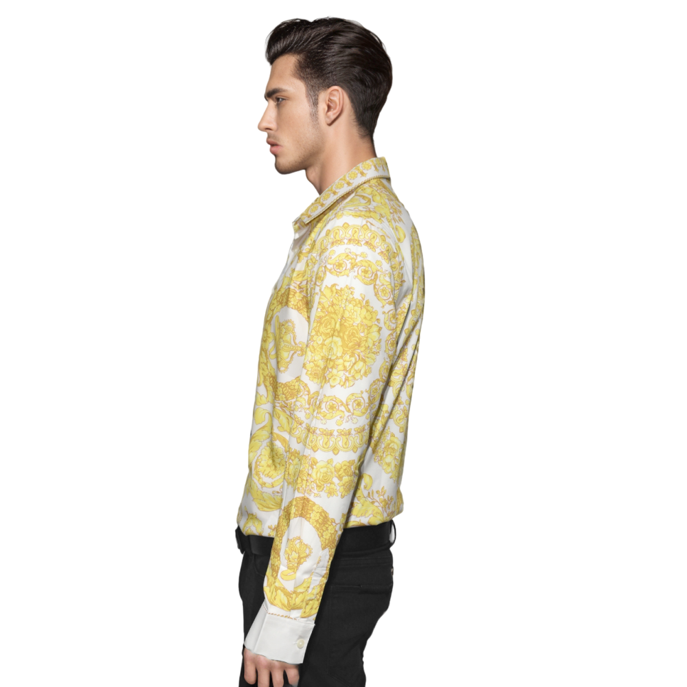 Versace Golden Barocco Silk Shirt-2