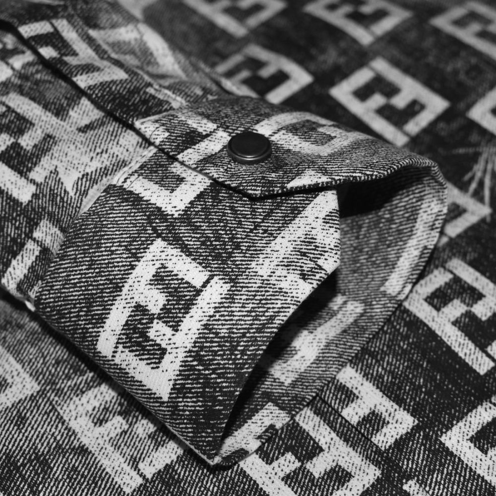Fendi Logo Print Black Premium Shirt-5