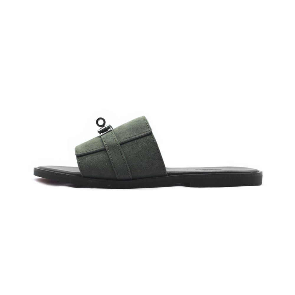 Hermes Green Premium Quality Flip-flops-1