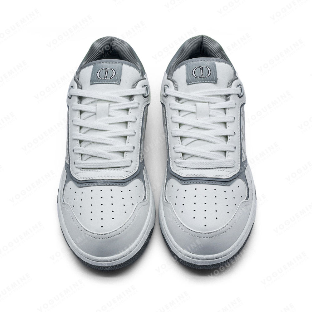 Dior white & Grey Premium Low-top Sneaker-4