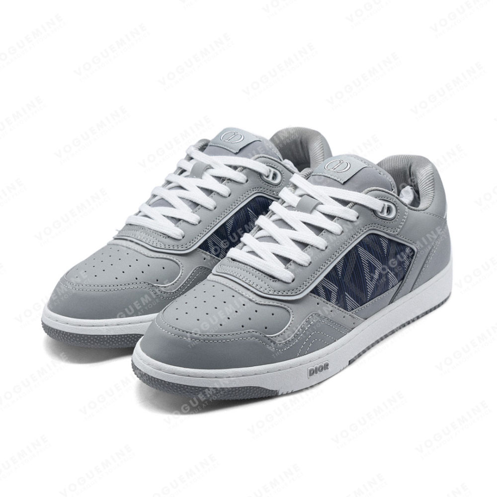 Dior Grey & Blue Premium Low-Top Sneaker-2