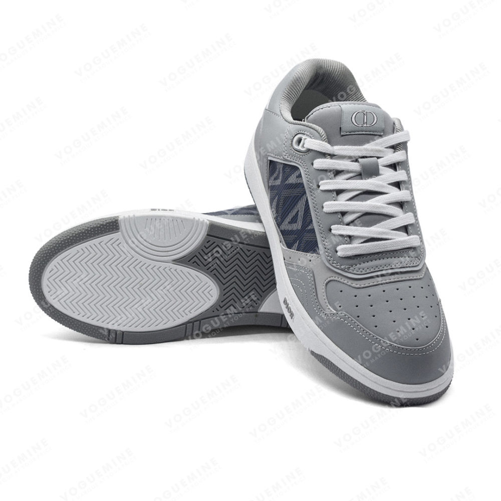 Dior Grey & Blue Premium Low-Top Sneaker-5