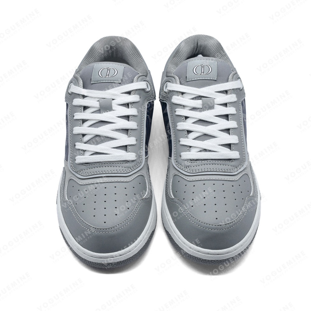 Dior Grey & Blue Premium Low-Top Sneaker-4