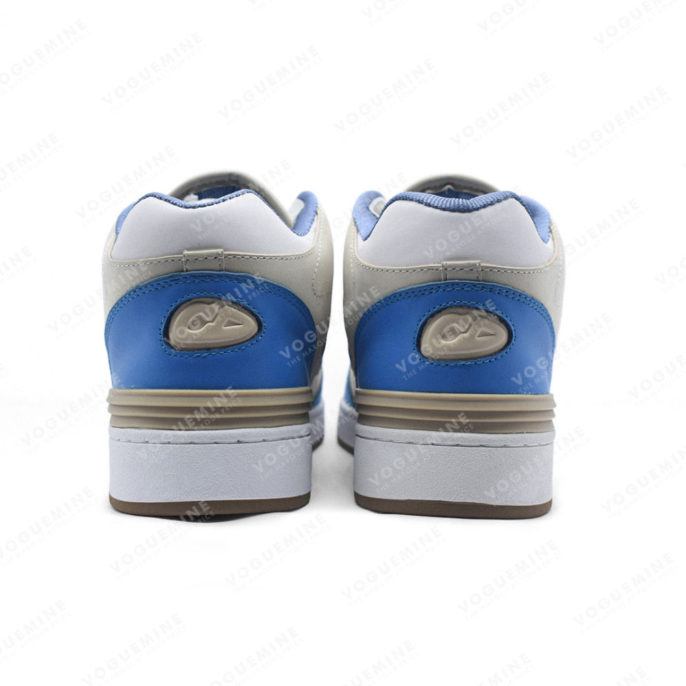 Dior White & Sky Blue Premium Low-Top Sneaker-3