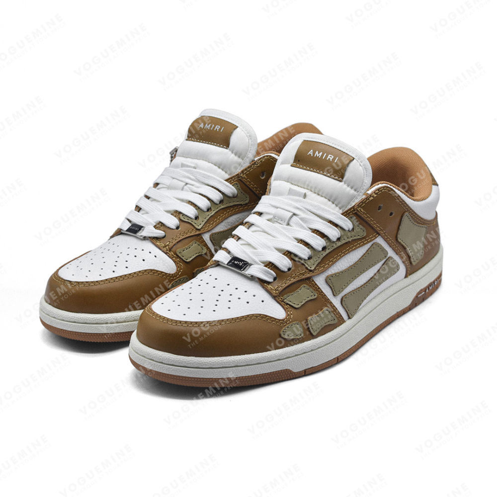 Amiri Skel-Top Low Brown Premium Sneakers-2