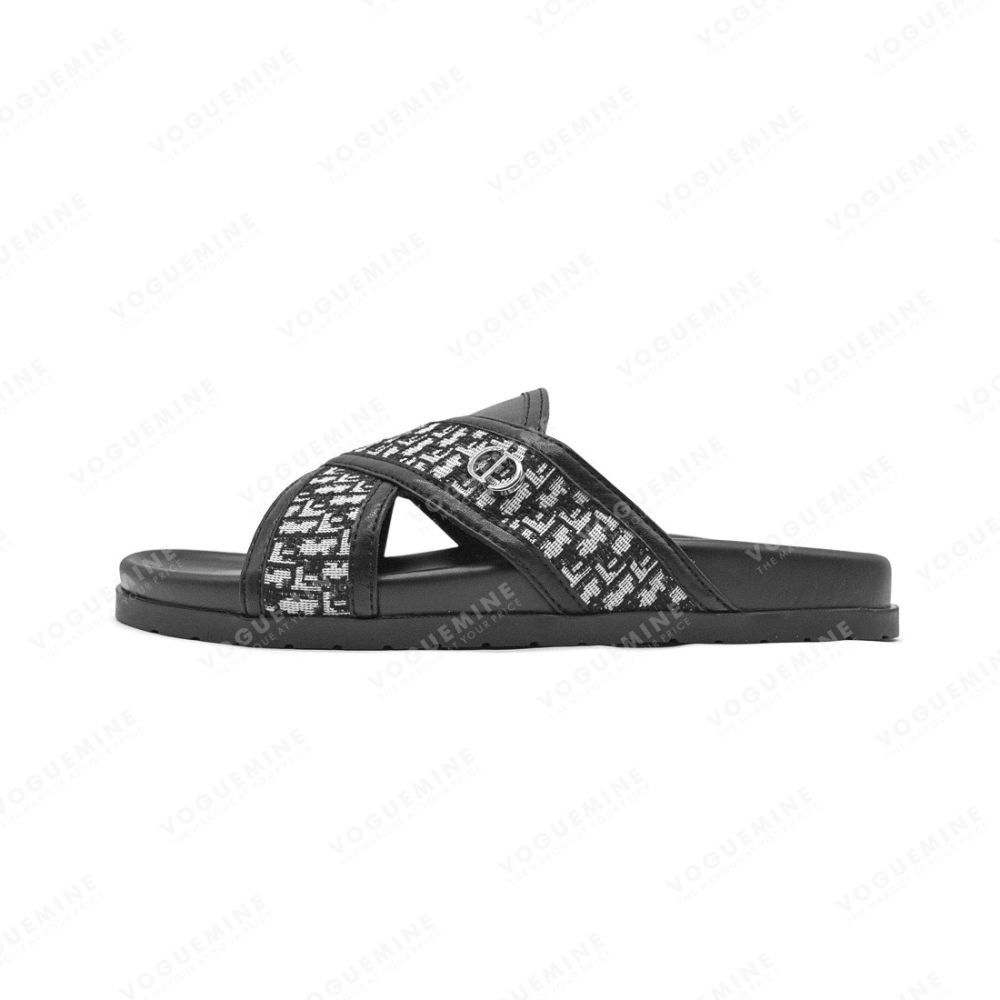 Dior Black Premium Quality Men's Flip-Flops-1