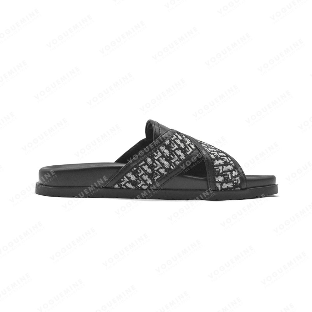 Dior Black Premium Quality Men's Flip-Flops-2