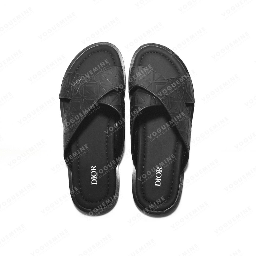 Dior Black Premium Alias Flip-flops-4