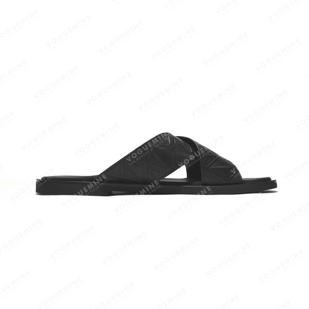 Dior Black Premium Alias Flip-flops-2