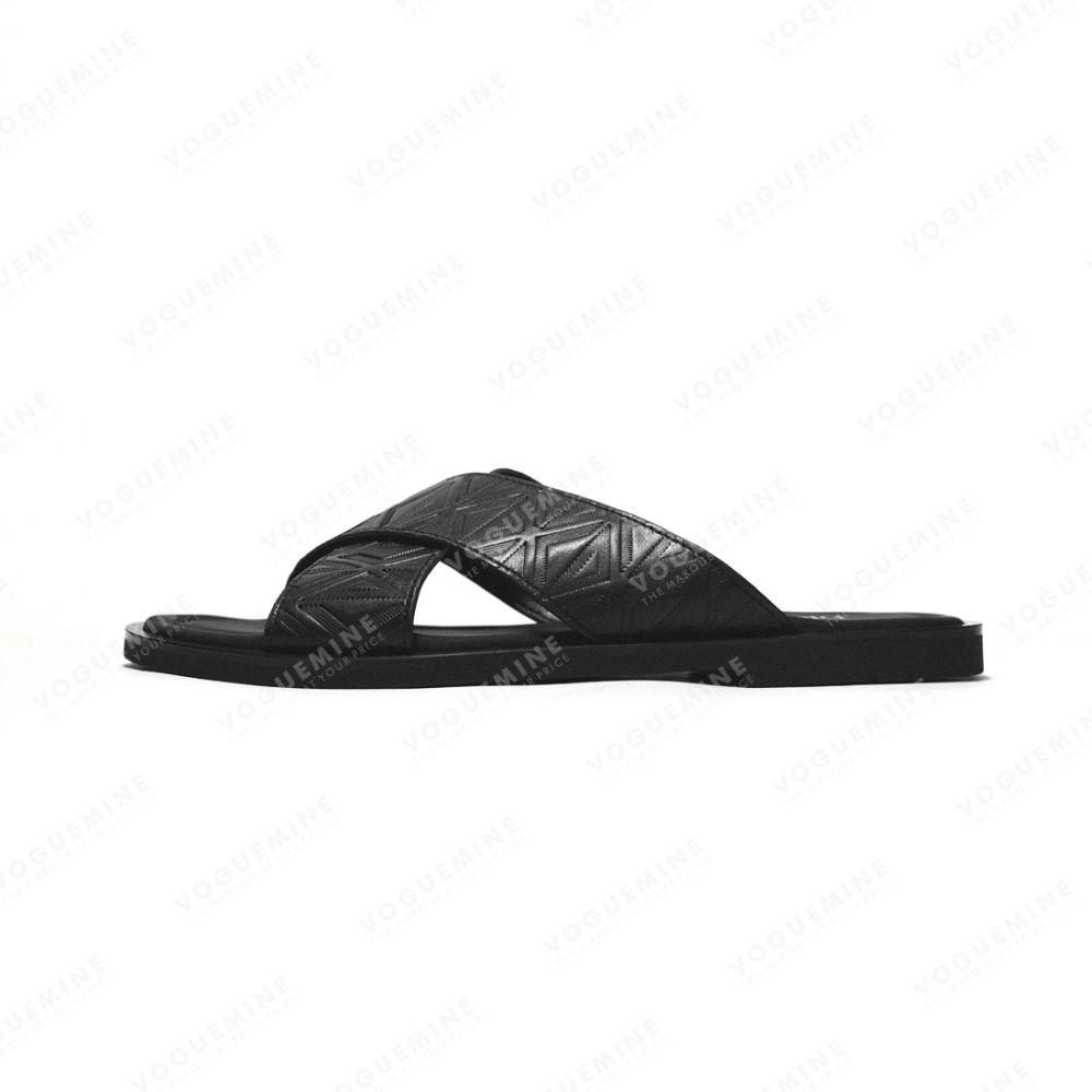 Dior Black Premium Alias Flip-flops-1