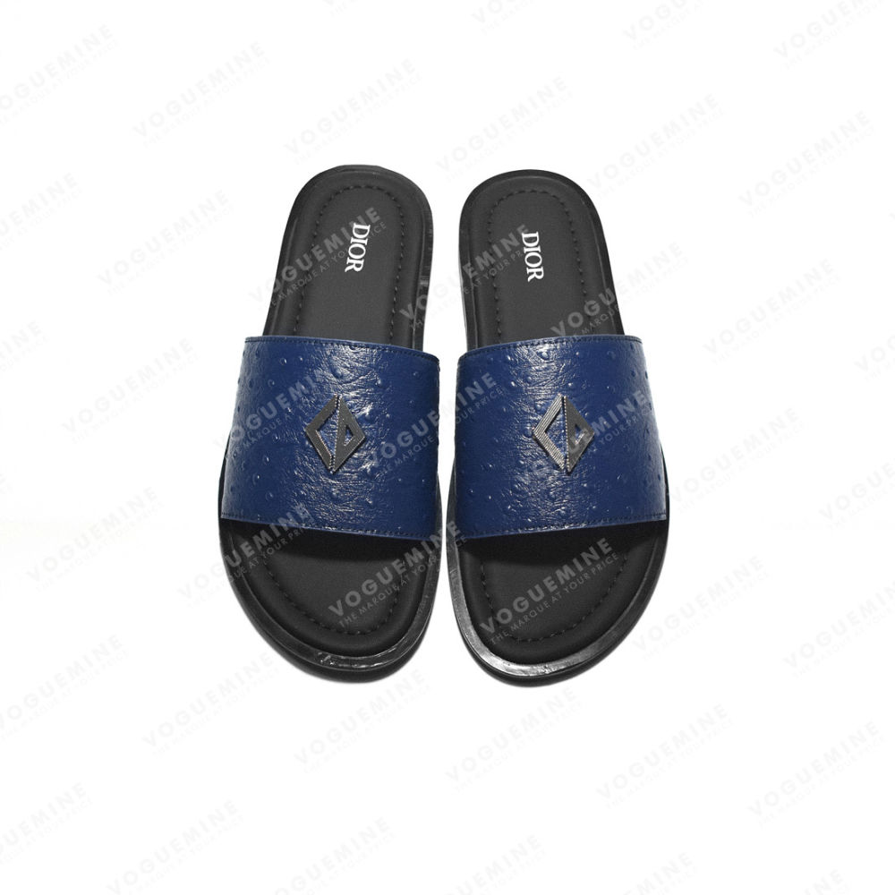 Dior CD Attach Blue Premium Flip-flops-3