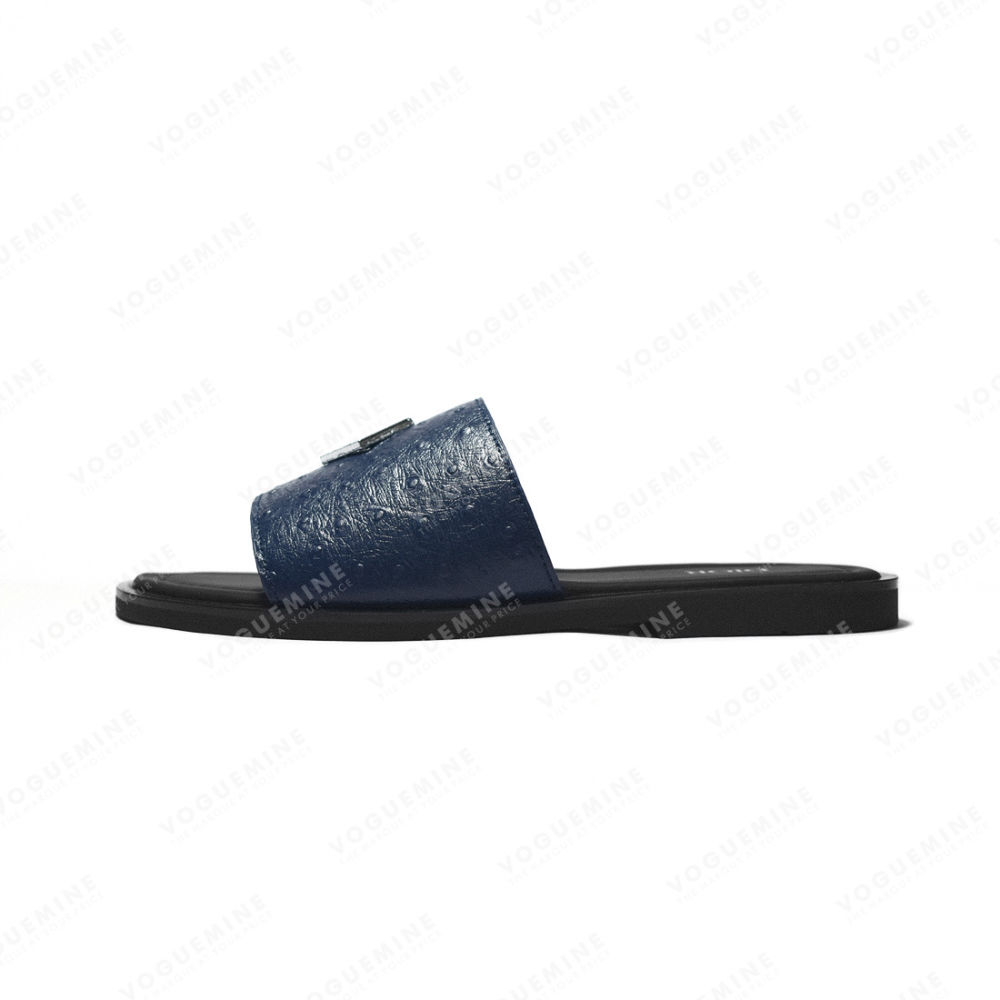 Dior CD Attach Blue Premium Flip-flops-1