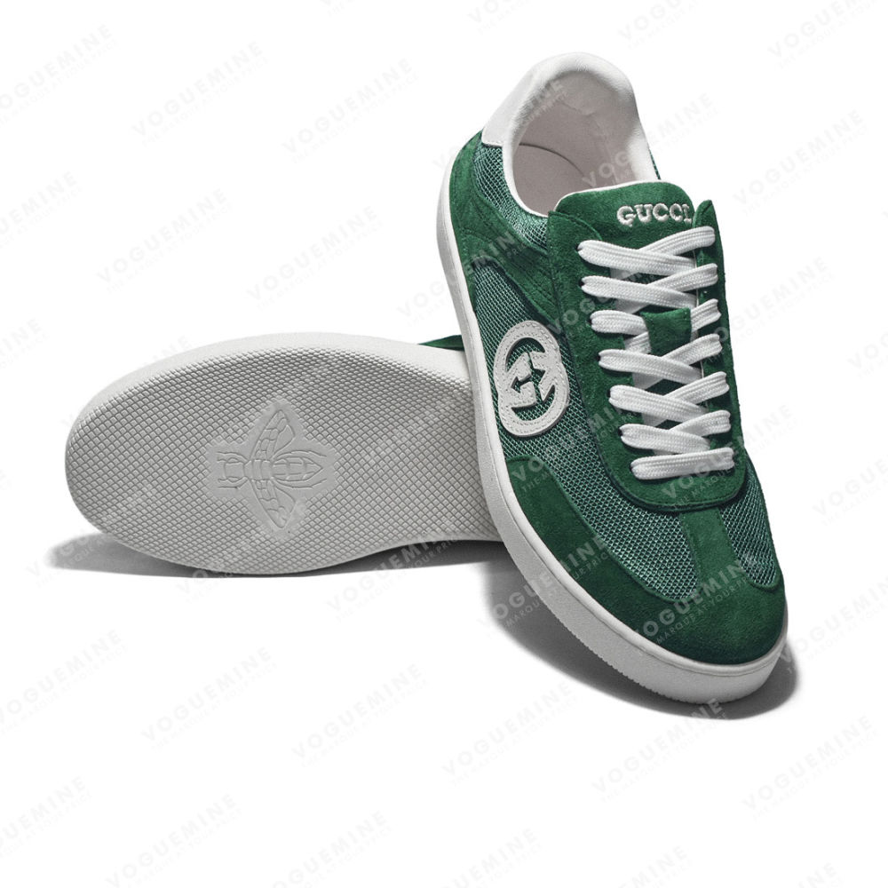 Gucci Green Premium Interlocking G Sneaker-5