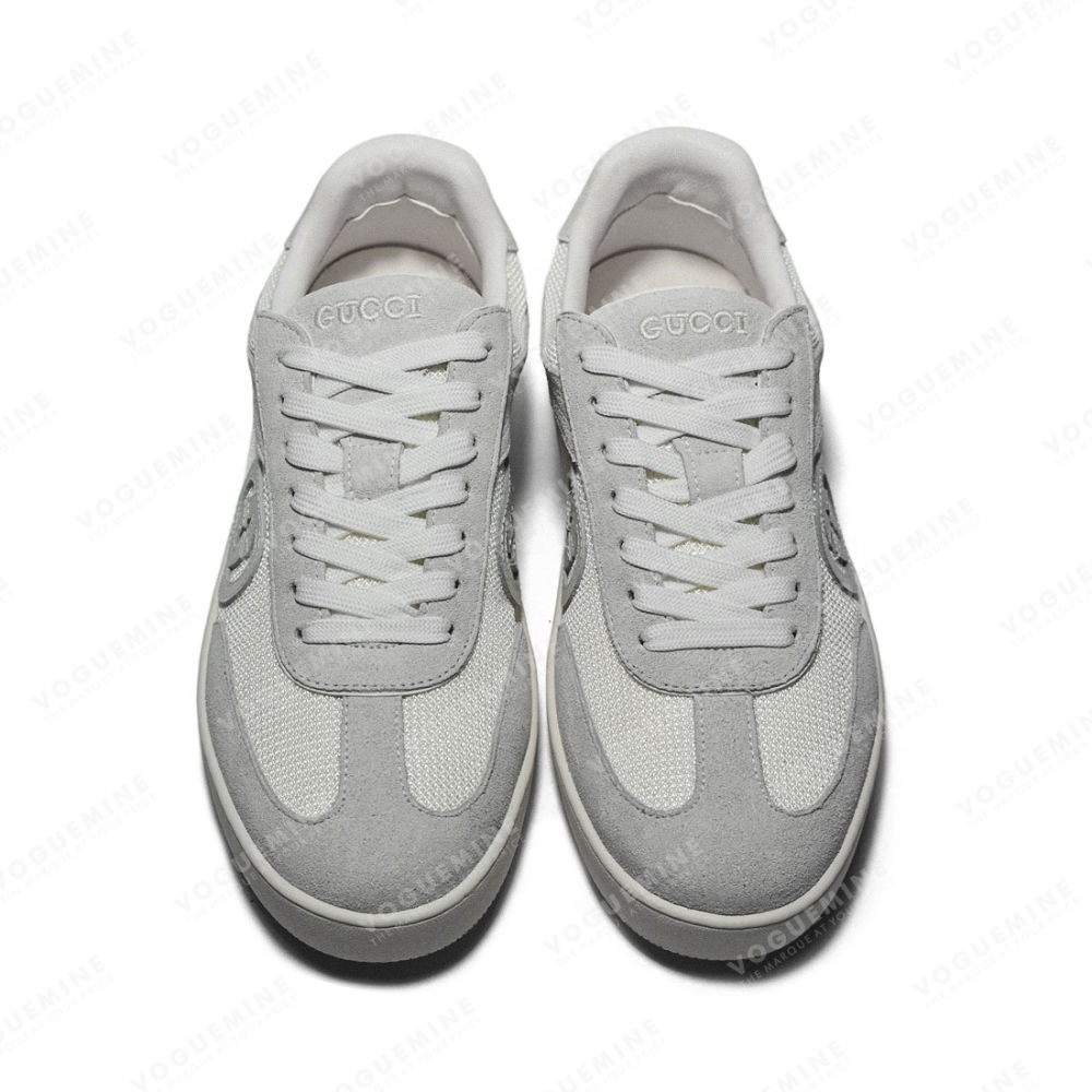 Gucci White Premium Interlocking G Sneaker-3