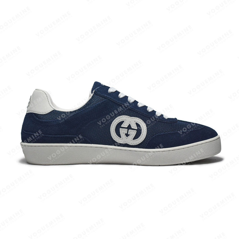 Gucci Blue Premium Interlocking G Sneaker-1