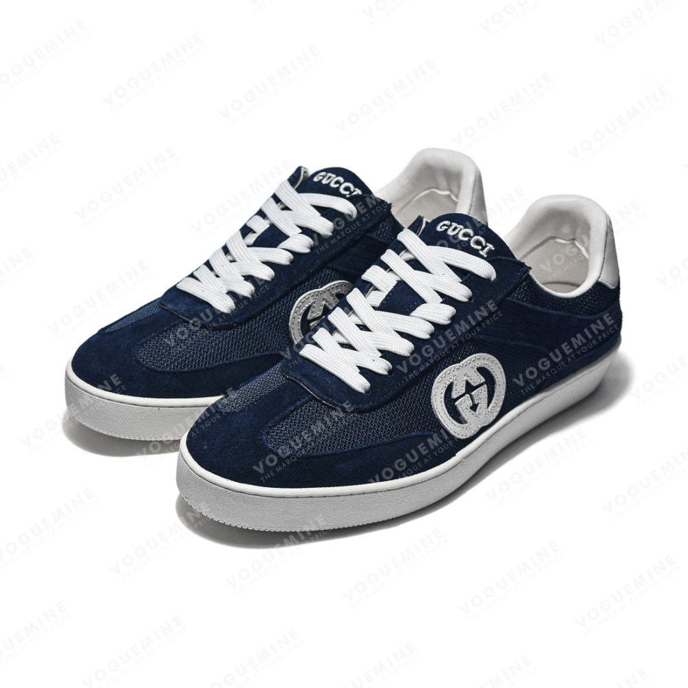 Gucci Blue Premium Interlocking G Sneaker-2