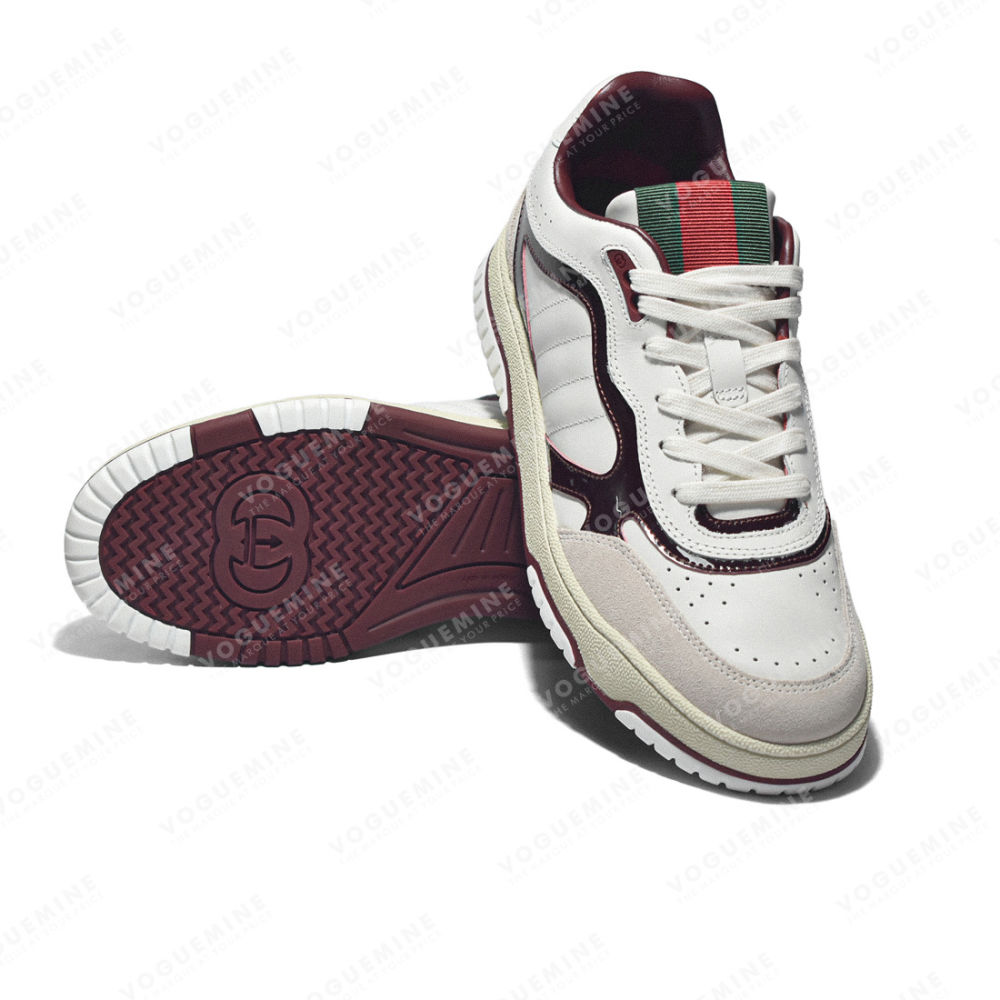 Gucci Maroon Premium Re-Web Sneaker-5