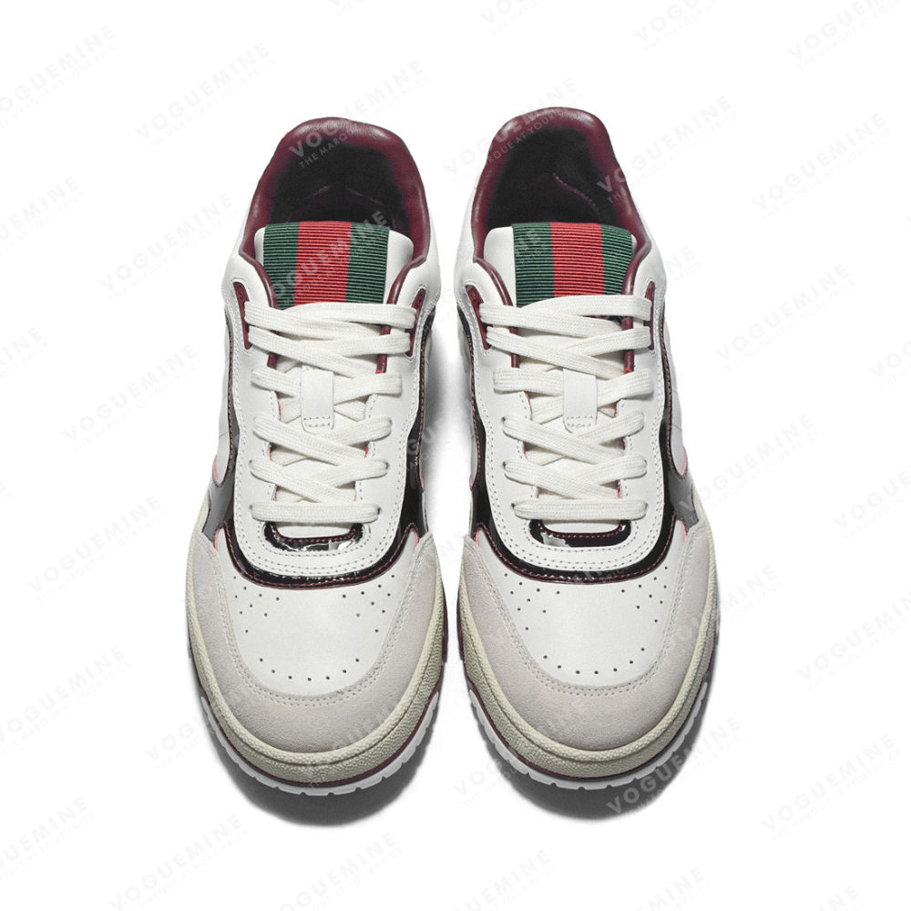 Gucci Maroon Premium Re-Web Sneaker-3