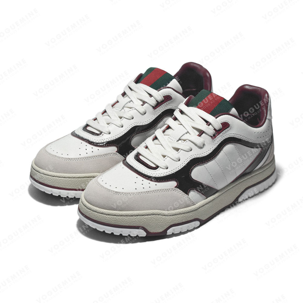 Gucci Maroon Premium Re-Web Sneaker-2