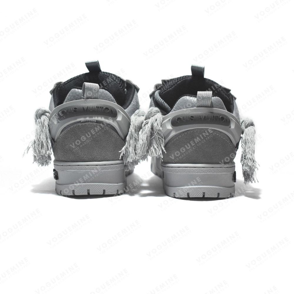 Louis Vuitton Grey Premium Quality Sneakers-4