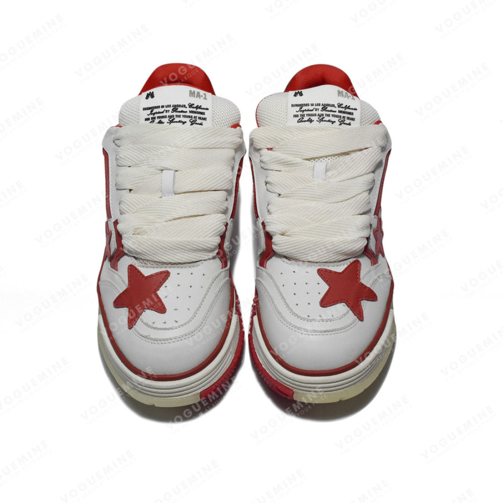 Amiri Red Premium Quality Sneakers-3