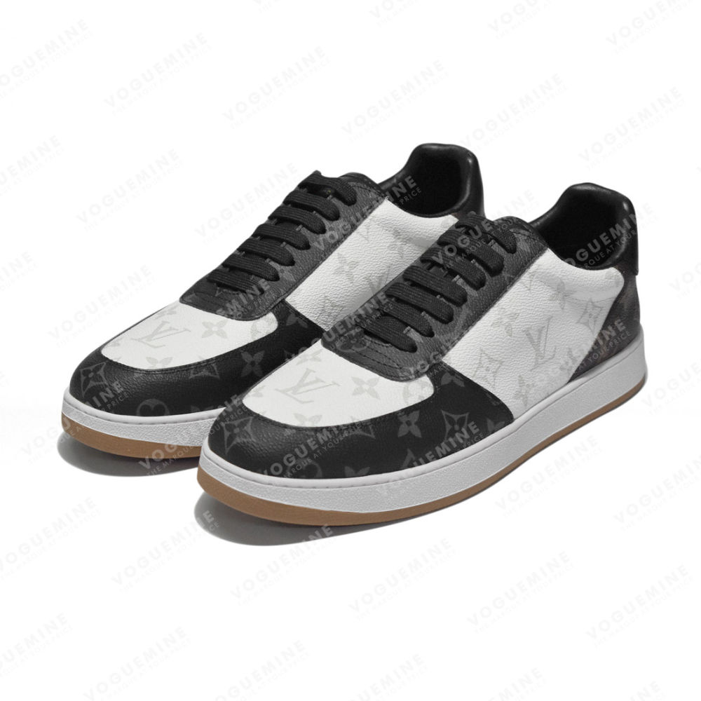 Louis Vuitton White & Black Premium Quality Sneakers-2