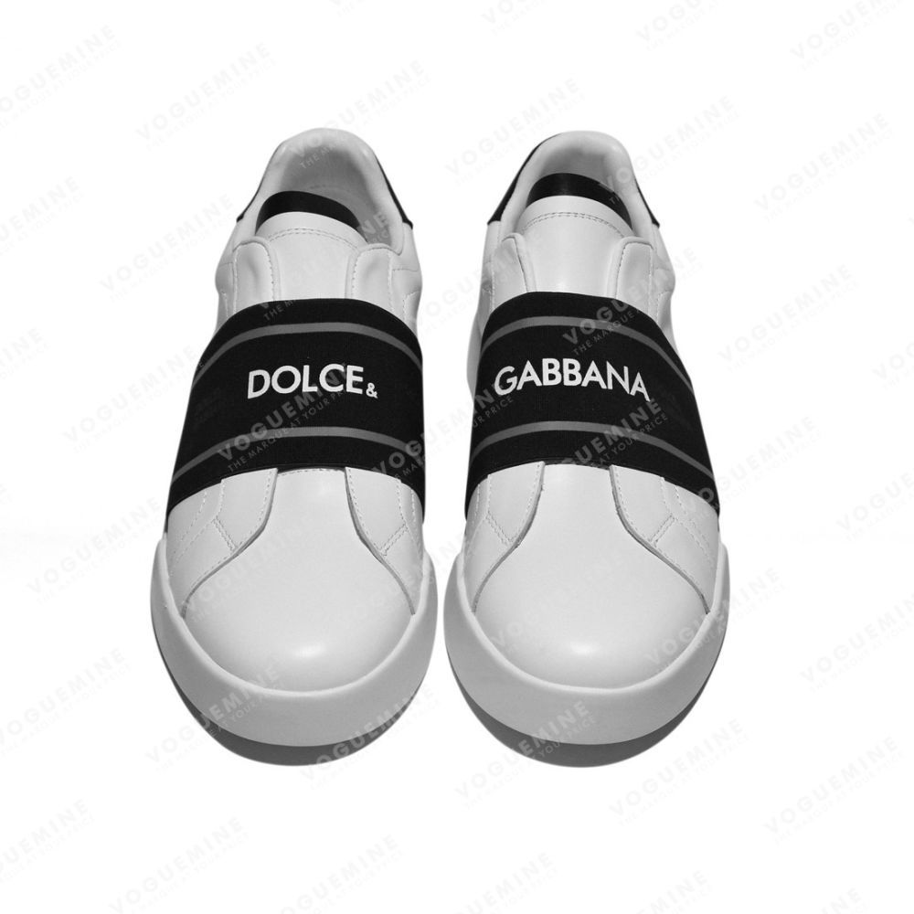 Dolce & Gabbana White & Grey Premium Quality Sneakers-3