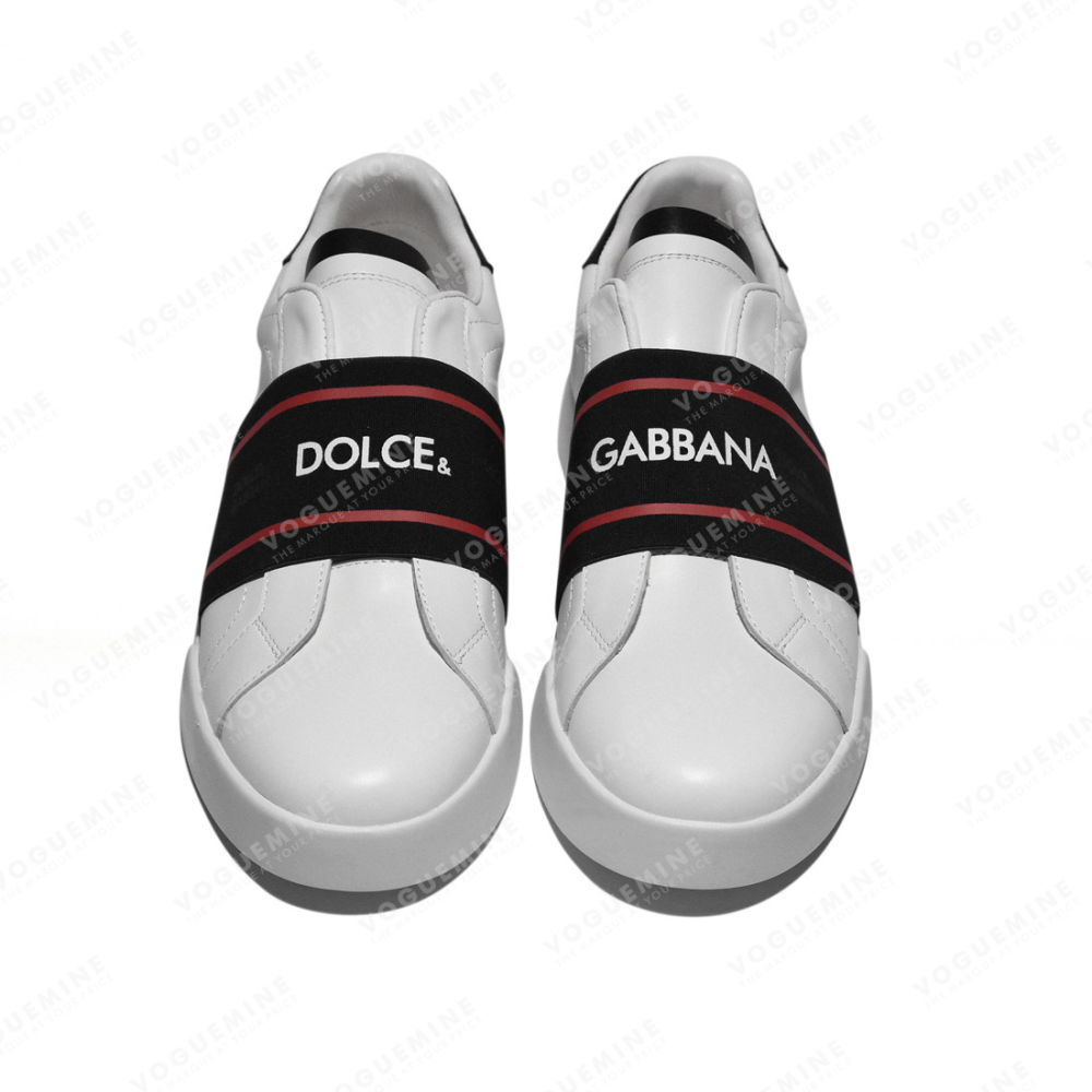 Dolce & Gabbana White & Red Premium Quality Sneakers-3