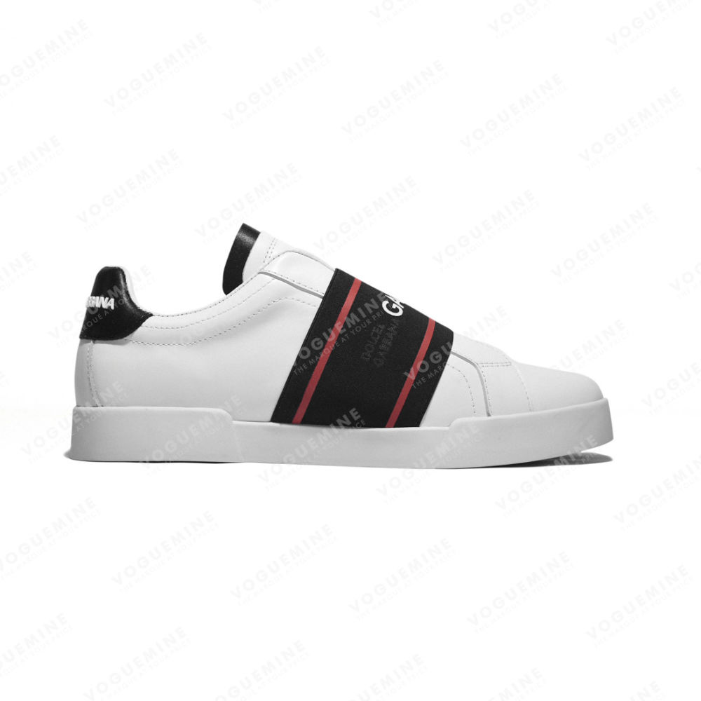 Dolce & Gabbana White & Red Premium Quality Sneakers-1
