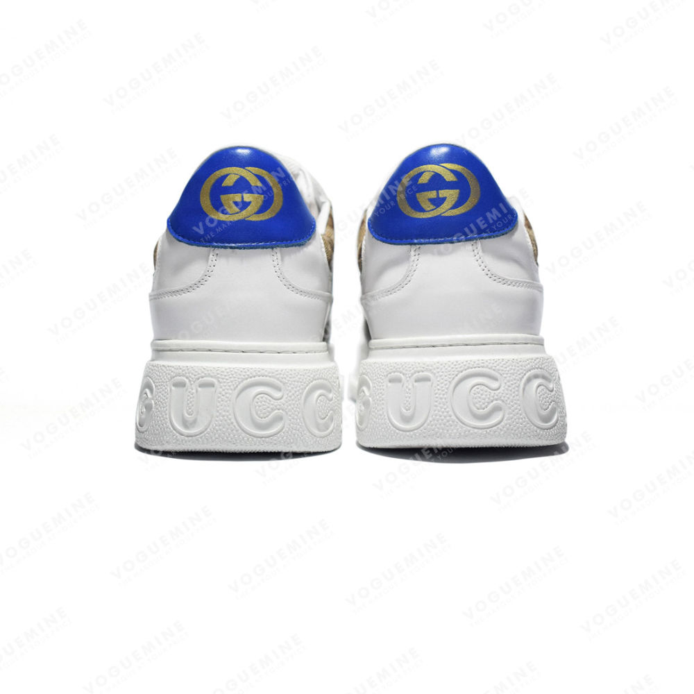 Gucci White & Brown Premium Quality Sneakers-4