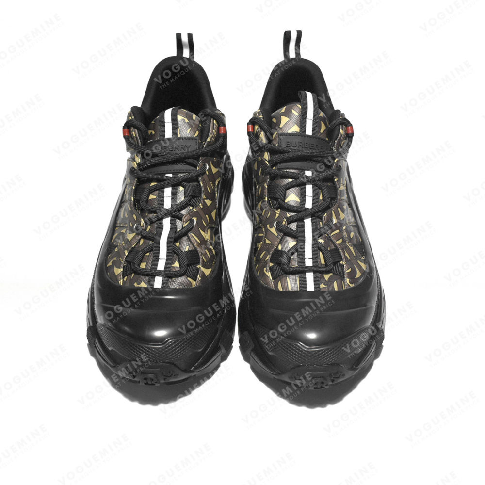 Burberry Black & Brown Premium Quality Sneakers-3