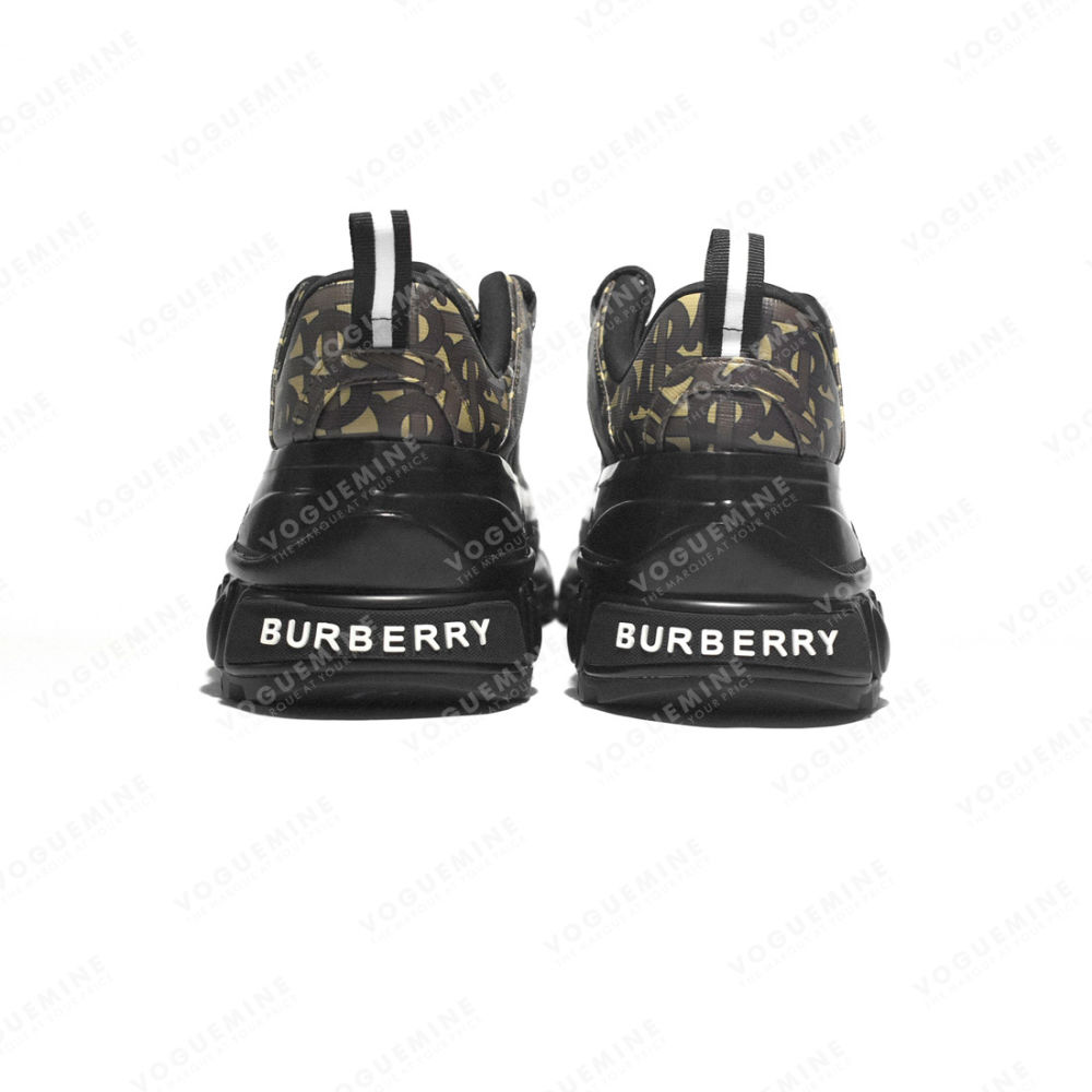 Burberry Black & Brown Premium Quality Sneakers-4