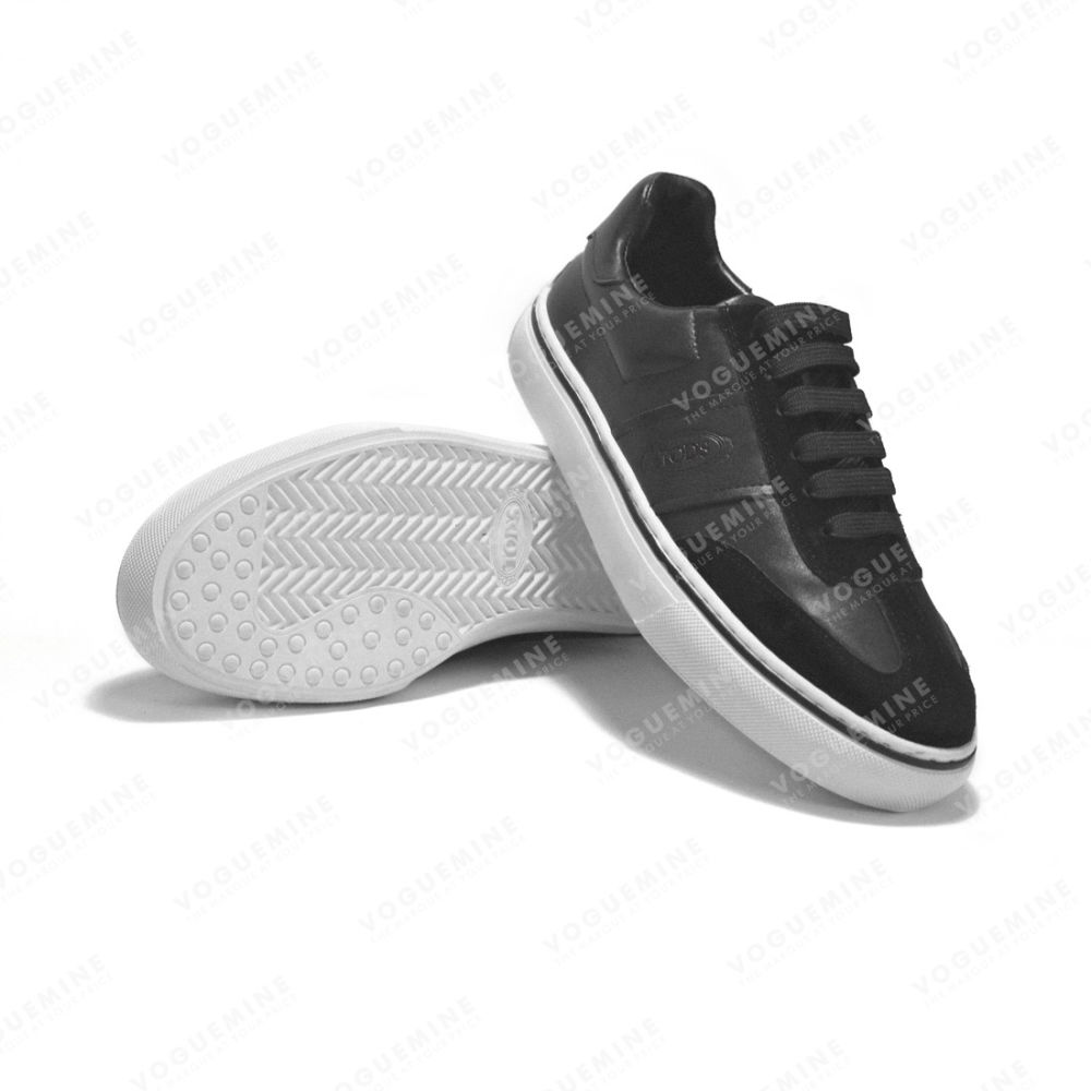 TOD'S Black & White Premium Quality Sneakers-5