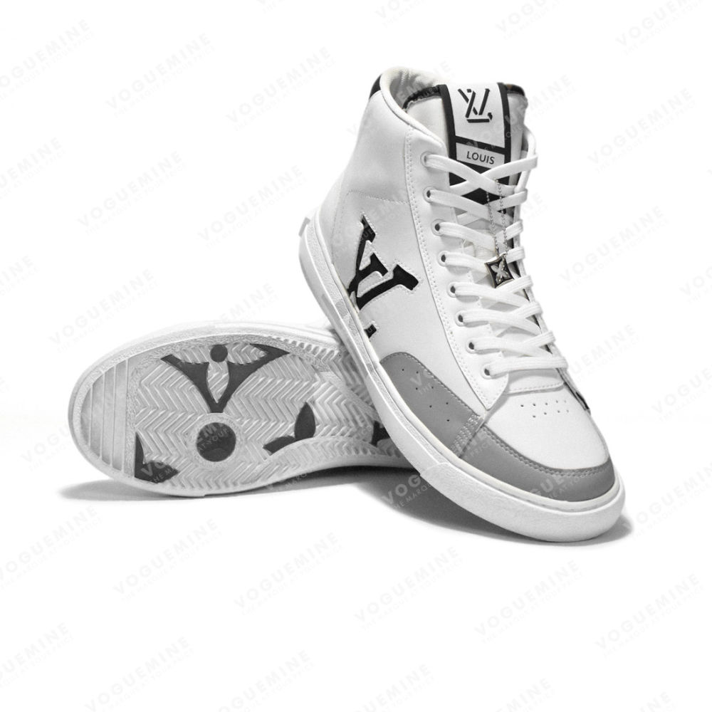 Louis Vuitton White Premium Quality Sneakers-5