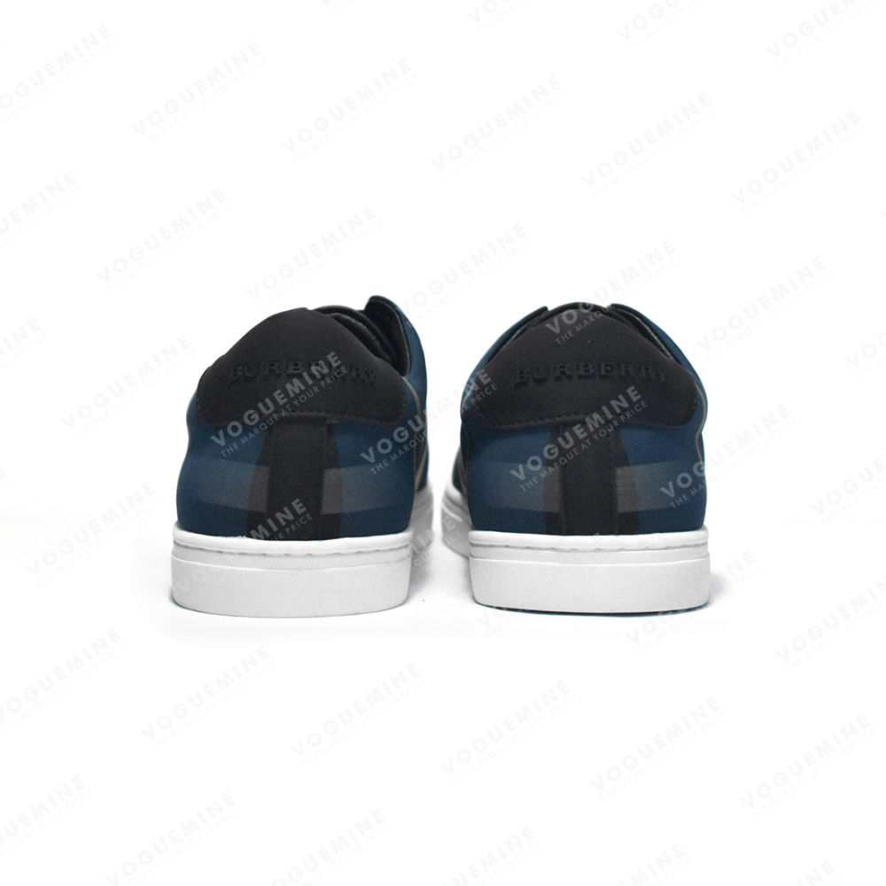 Burberry Blue Vintage Check Premium Sneakers-4