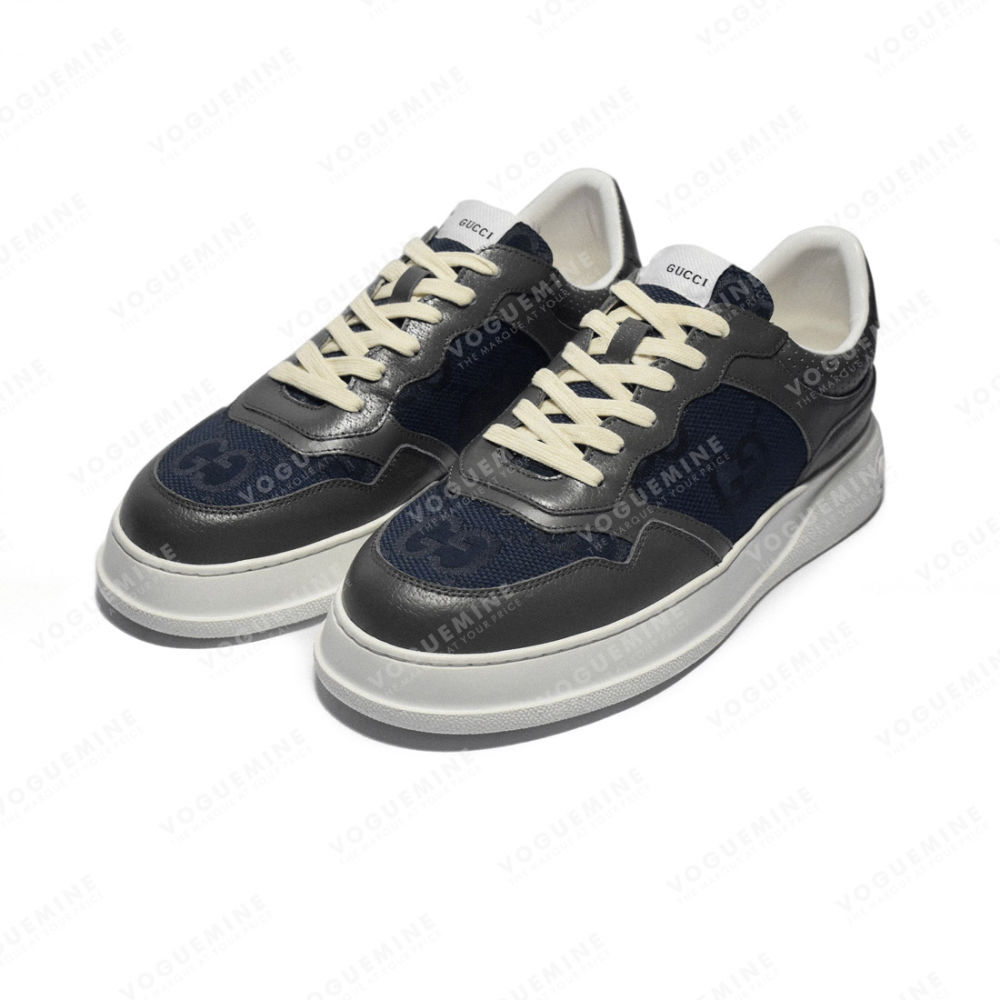 Gucci Grey & Blue Premium Quality Sneakers-2