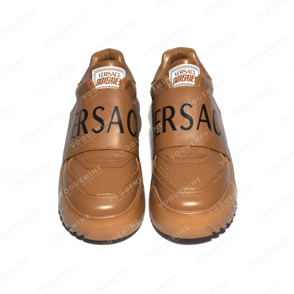 Versace Brown Premium Quality Sneakers-3