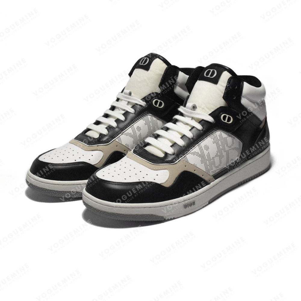 Dior Black & White Premium Quality Sneakers-2