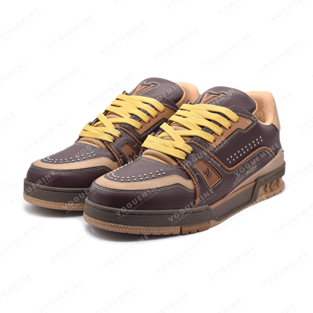 Louis Vuitton Brown Premium Quality Sneaker-2