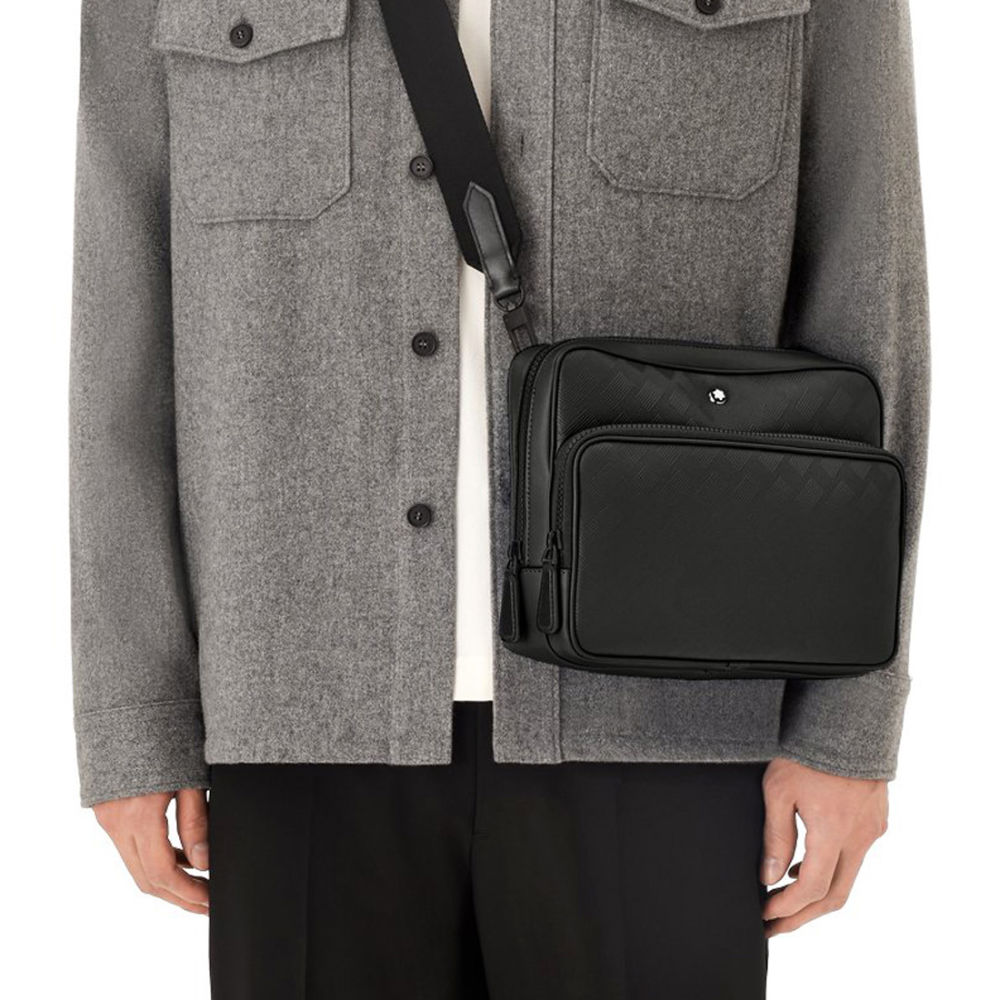 Montblanc Black Premium Mini Messenger Bag-3