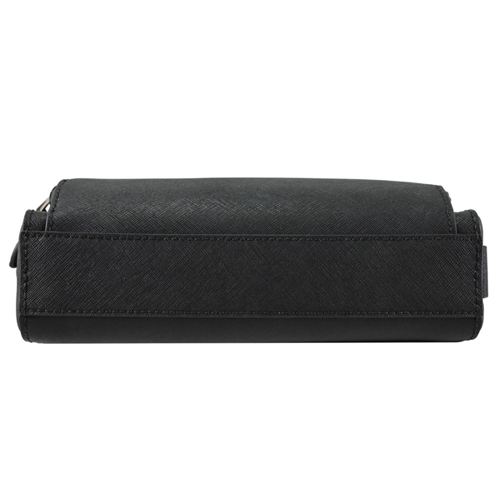 Bally Black Premium Front Pocket Cross Body Zipper Bag-4