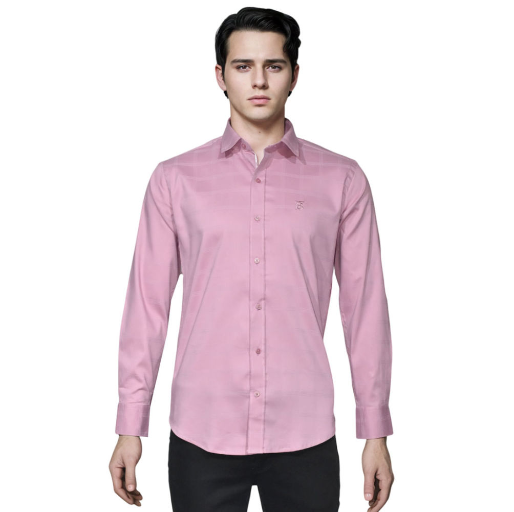 Burberry Pink Premium Quality Shirt-6