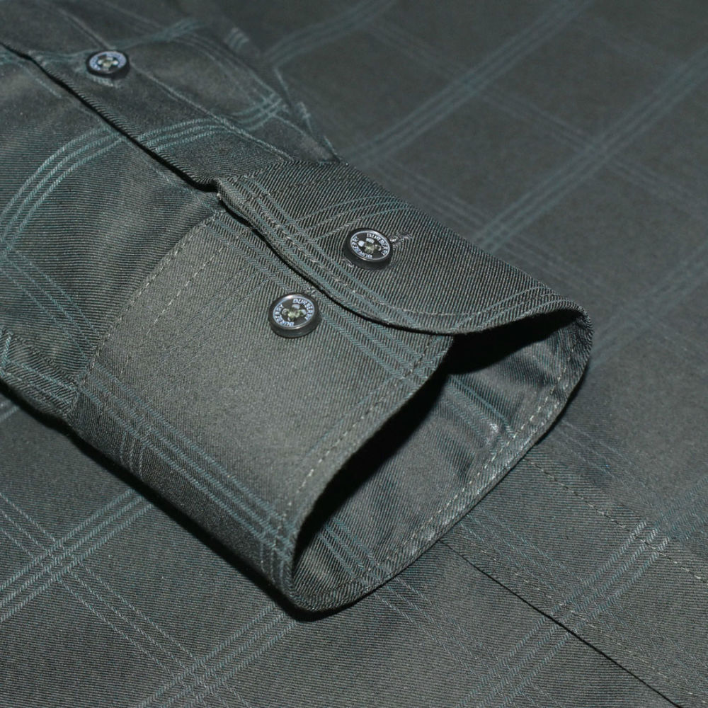Burberry Dark Green Premium Quality Shirt-5