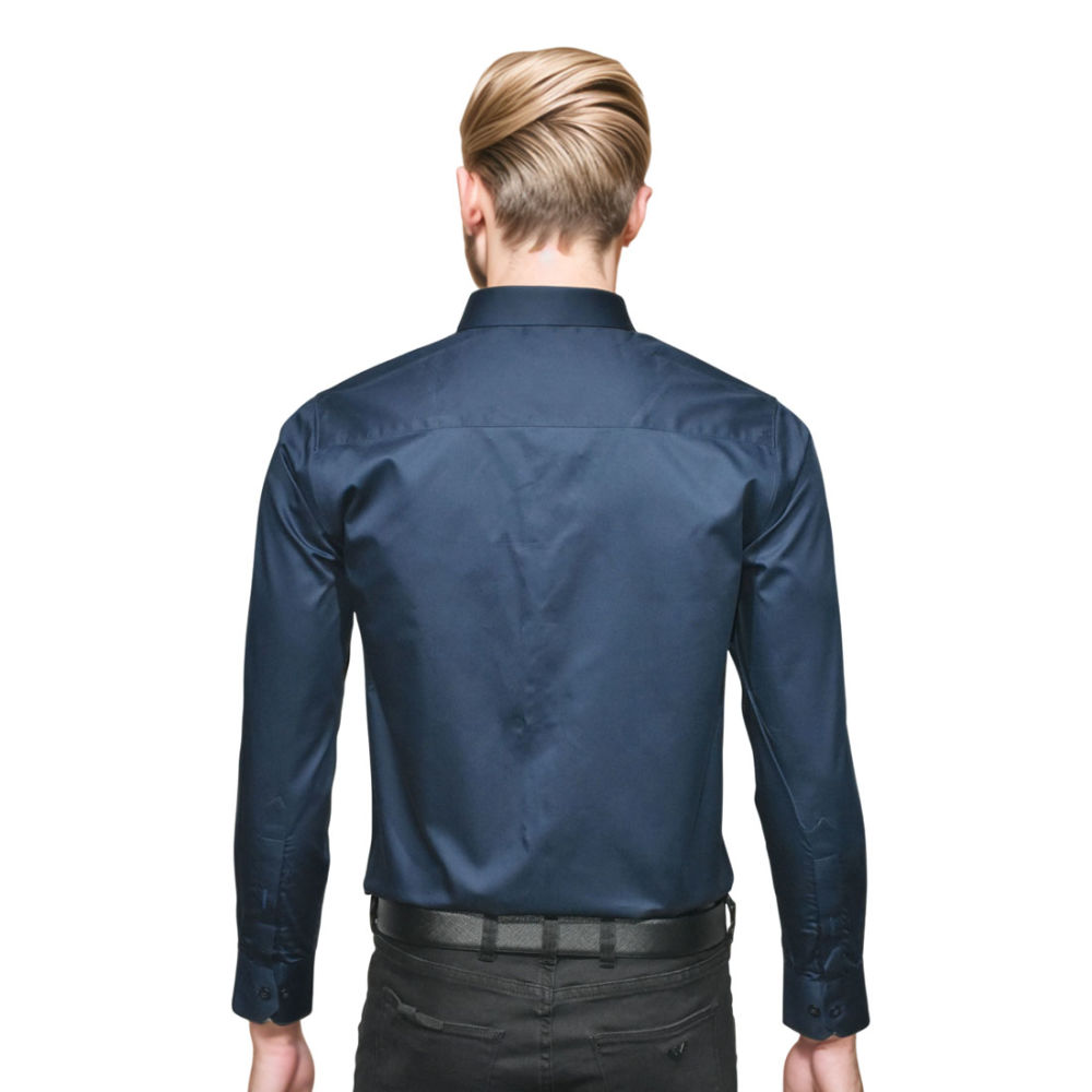 Louis Vuitton Navy Blue Premium Quality Shirt-1