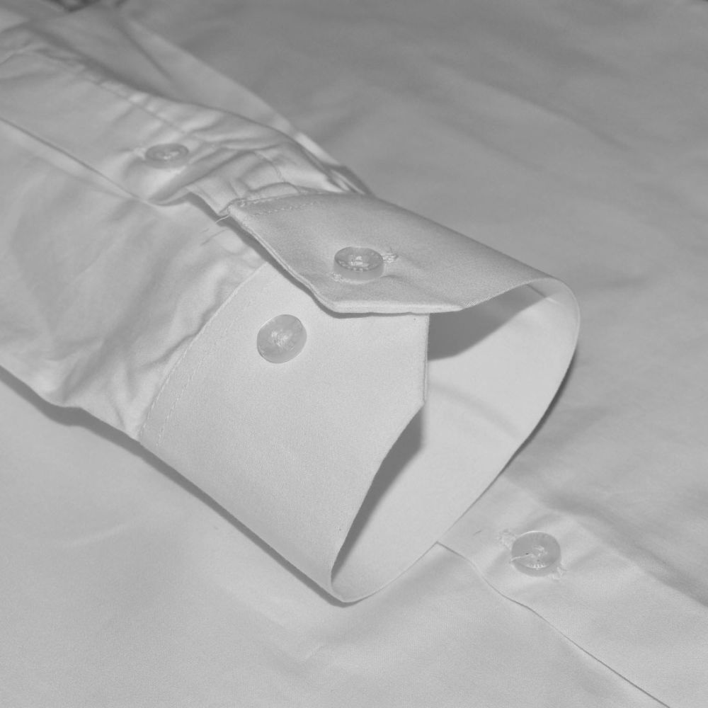 Burberry TB Embroidery White Cotton Shirt-7