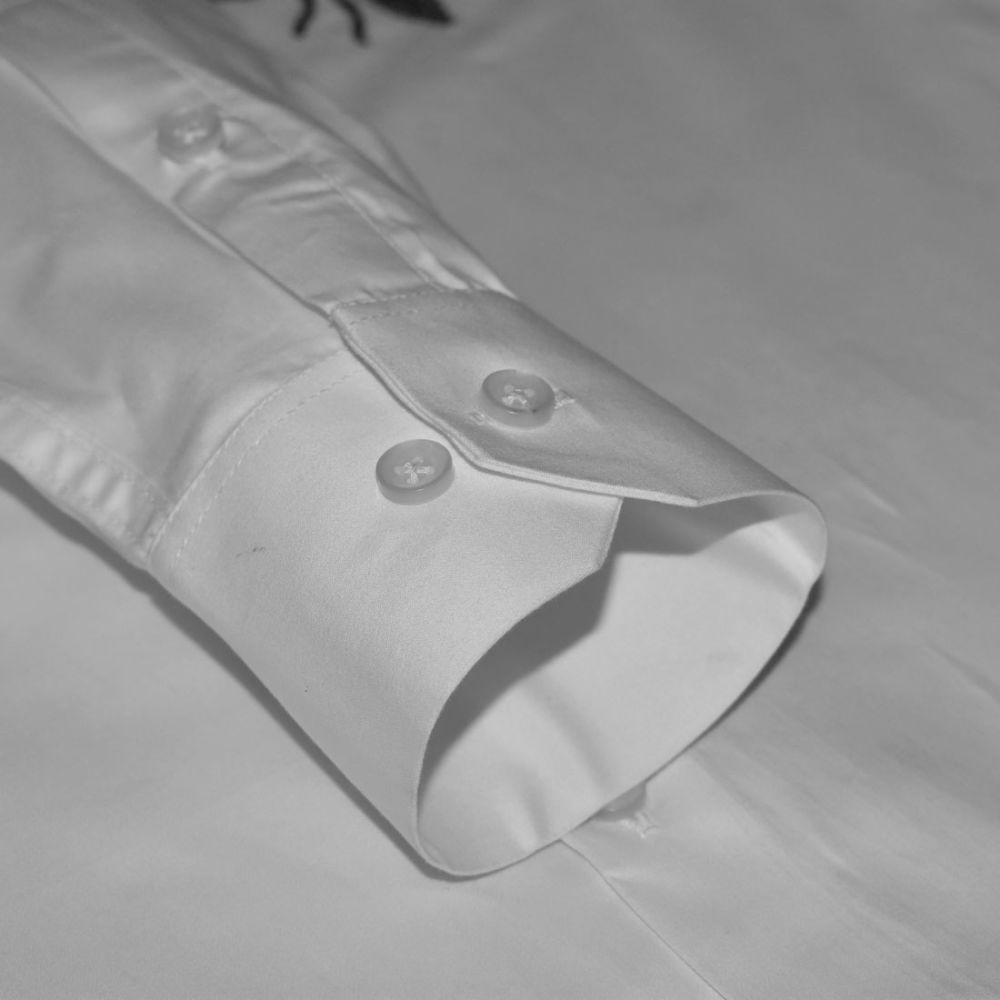 Gucci White Bee Printed Premium Quality Shirt-thumb-5