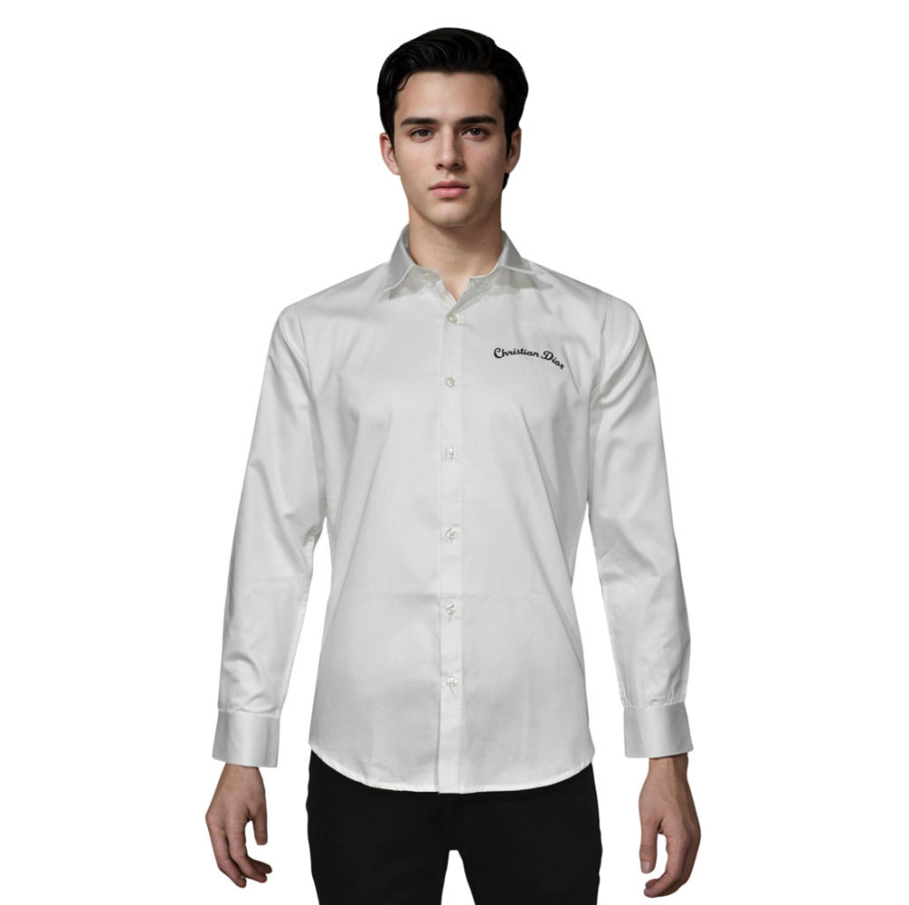 Dior White Premium Quality Shirt-thumb-5