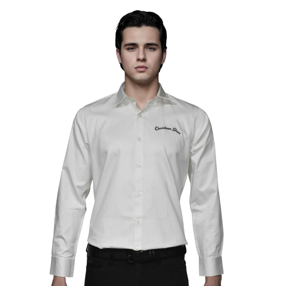 Dior White Premium Quality Shirt-thumb-0
