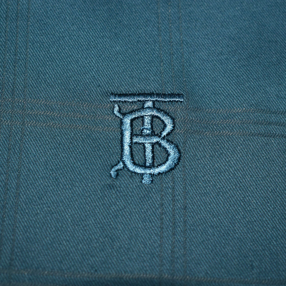 Burberry Dark Teal Blue Premium Quality Shirt-3